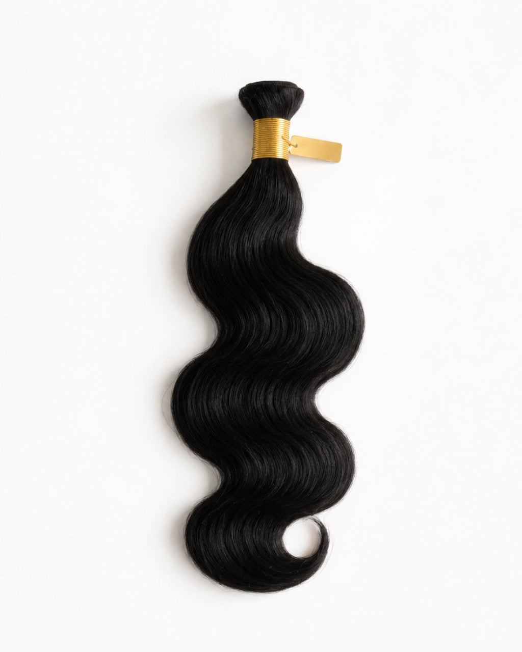 Bulk Hair Body Wave Jet Black – 14”