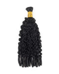 Bulk Hair Burmese Curly Jet Black – 20”