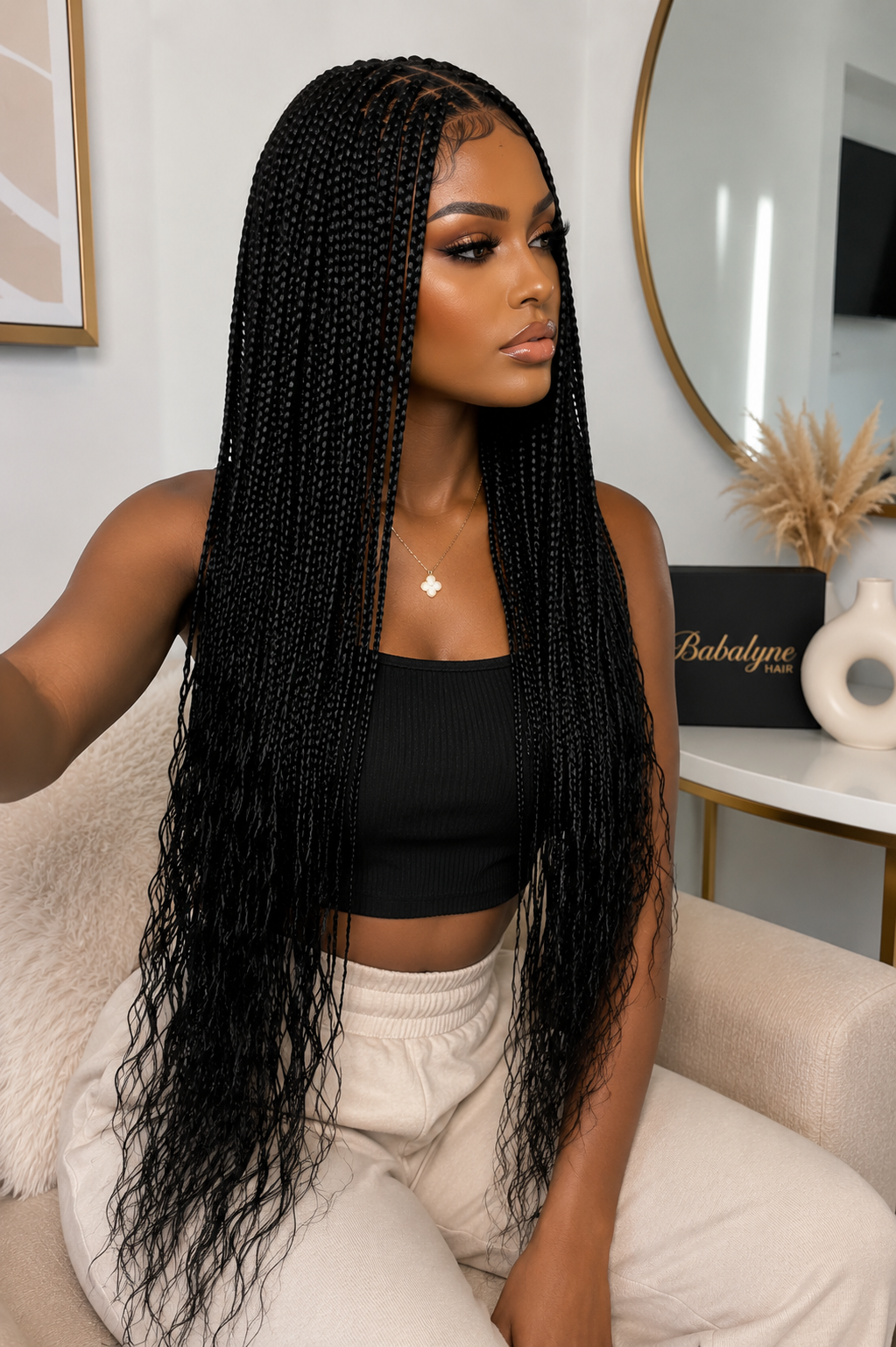 Inaya Luxury – Boho Knotless Braids 30”